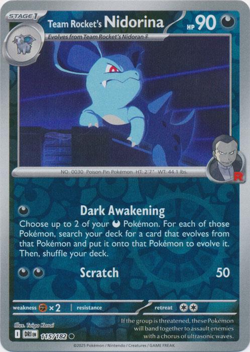 Team Rocket's Nidorina [Reverse Holo]